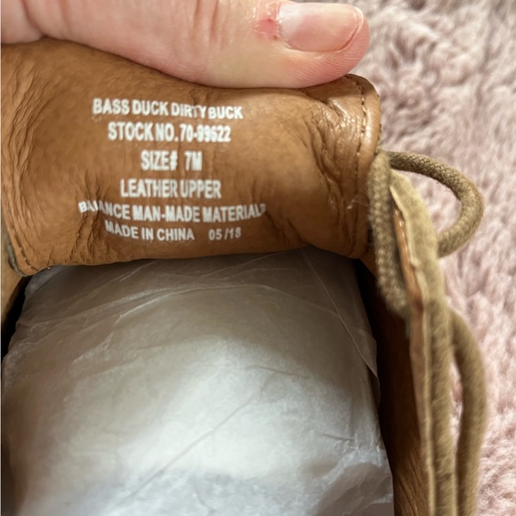 Men’s/ Boys Bass Duck Dirty Buck (sz 7) - Picture 3 of 4